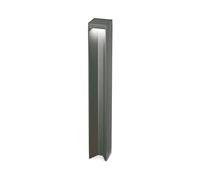 Paletto Da Esterno Moderna Kurt Metallo Antracite Led 12W 4000K Luce Naturale