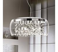 IDEAL LUX Lampada a sospensione Audi, vetro, Ø 50 cm IDEAL LUX