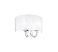 Ideal Lux Lampada da Parete E14, Bianco
