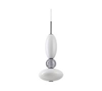 Lampadario A Sospensione Contemporaneo Lumiere Metallo Nero Led 27W 3000K Ip20