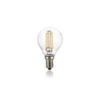 Ideal LUX Lampadina Classic e14 4w Sfera trasp 3000k dimm Lampadina LED