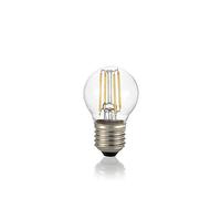 Ideal LUX Lampadina Classic e27 4w Sfera trasp 4000k Lampadina LED