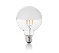 Ideal LUX Lampadina Classic e27 8w Globo d95 Satinata 3000k Lampadina LED