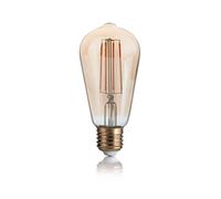 IDEAL LUX LAMPADINA CONO LED VINTAGE AMBRATA CON LED A FILAMENTO E27 4W 300lm LUCE CALDA