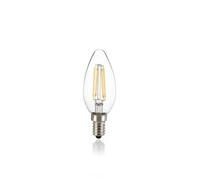 IDEAL LUX LAMPADINA LED E14 4W OLIVA TRASPARENTE