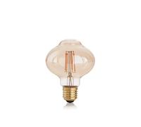 Ideal LUX Lampadina Vintage e27 4w Bolla Lampadina LED d 8 x h 12 cm