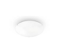 Plafoniera Moderna Lana Vetro Bianco 3 Luci E27