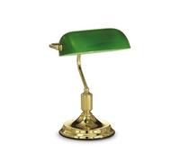 Lampade Da Scrivania - Ufficio Classico Lawyer Metallo Ottone 1 Luce E27