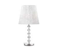 Lampade Da Tavolo Classica Le Roy Metallo Cromo 1 Luce E27 Big