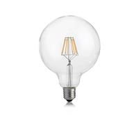 Lampadina Led Globo trasparente Ideal Lux 8W E27 3000K 101347