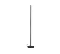 Piantana Da Terra Contemporanea Look Alluminio Nero Led 24W 3000K Ip20