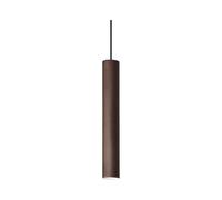 Sospensione Moderna Look Metallo Corten Ruggine 1 Luce 7W 3000K Luce Calda D6Cm