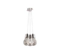 Ideal Lux Luce Max SP3 Lampada a Sospensione E27, Alluminio