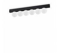Ideal Lux Luci & Illuminazione BINOMIO LED PL6 NERO Lampada da soffitto L 435 x