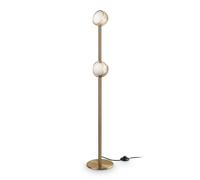 Ideal Lux Luci & Illuminazione BLOOM PT2 OTTONE Lampada da terra D 300 x H 1695