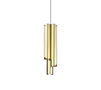 DORICA LAMPADARIO A SOSPENSIONE 9,5CM LED 3000K 27W 2950 lm OTTONE LISCIO