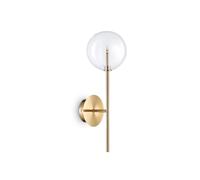 Ideal Lux Luci & Illuminazione EQUINOXE AP1 OTTONE Lampada da parete L 130 x H 4