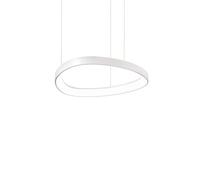 Sospensione Moderna Gemini Metallo Bianco Led 38W 3000K Luce Calda