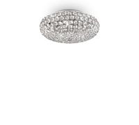 Ideal Lux King PL5 Cromo Lampada da Soffitto, Metallo, Cromo