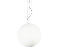 Sospensione Moderna Mapa Vetro Acidato Bianco 1 Luce E27 D50Cm