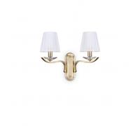 Ideal Lux Luci & Illuminazione PEGASO AP2 OTTONE Lampada da parete L 430 x H 335