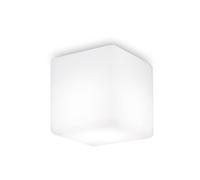 Plafoniera Moderna Luna Alluminio Bianco 1 Luce G9 3W 3000K Luce Calda