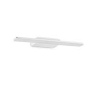 Ideal Lux MAKE-UP Lampada da parete a LED integrata da 45 cm bianca, 3000K, IP54, non dimmerabile