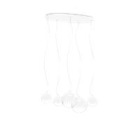 Ideal Lux MAPA CLEAR SP5 OPAL Mod. 346632 Lampada A Sospensione 5 Luci