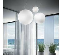 Ideal Lux Mapa lampada a sospensione, Ø 50 cm, vetro opalino, globo IDEAL LUX