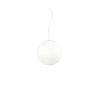 Sospensione Moderna Mapa Vetro Acidato Bianco 1 Luce E27 D40Cm