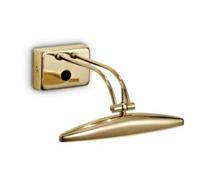 Applique Contemporanea Mirror-20 Metallo Ottone 2 Luci G9 3W 3000K Luce Calda