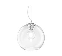 IDEAL LUX Sospensione Nemo – Moderna, metallo trasparente, 1 luce E27, D40 cm