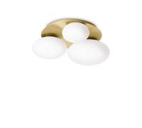 Ideal Lux NINFEA PL3 OTTONE Mod. 293660 Lampada Da Soffitto 3 Luci