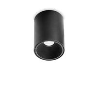 Ideal Lux NITRO PL ROUND D09 NERO 3000K Mod. 205984 Lampada Da Soffitto 1 Luce