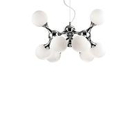 Ideal Lux Nodi SP9 Interno E14 Cromo illuminazione da soffitto, metallo, bianco