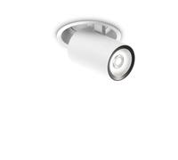 Faretto Tubolare Moderno Nova Alluminio Bianco 1 Luce 12W 3000K Luce Calda [EEK: A++]