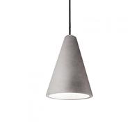 Lampada a sospensione Ideal Lux OIL E27 D 150 cemento 110424