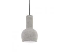 Lampada a sospensione Ideal Lux OIL E27 D 140 cemento 110431