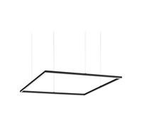 Sospensione Moderna Oracle Alluminio-Materie Plastiche Nero Led 53W K Luce