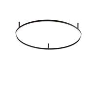 Ideal Lux ORACLE SLIM PL D090 ROUND 3000K ON-OFF BK Mod. 266022 Lampada Da Soffi