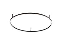 Ideal Lux ORACLE SLIM PL D090 ROUND 4000K ON-OFF BK Mod. 341989 Lampada Da Soffi