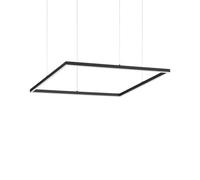 Ideal Lux ORACLE SLIM SP D070 SQUARE 3000K ON-OFF BK Mod. 259185 Lampada A Sospe