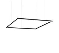 Ideal Lux ORACLE SLIM SP D090 SQUARE 3000K ON-OFF BK Mod. 259208 Lampada A Sospe