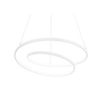 Sospensione Moderna Oz Metallo Bianco Led 55W 3000K Luce Calda D80 On-Off