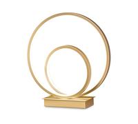 Lampada Da Scrivania-Ufficio Moderna Oz Metallo Ottone Led 23W 3000K Luce Calda