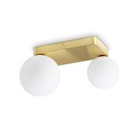 Applique Da Parete Contemporanea Penta Metallo Oro 2 Luci G9 4W 3000K Ip20