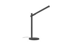 Ideal Lux PIVOT Lampada da tavolo LED integrata dimmerabile nera, interruttore integrato, 3000K