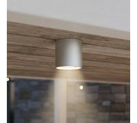 Ideal Lux plafoniera Gun, grigio, alluminio, IP44, GU10 IDEAL LUX