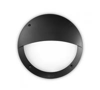 Applique Moderna Polar-2 Materie Plastiche Nero 1 Luce E27