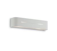 IDEAL LUX POSTA AP2 BIANCO, lampada da parete moderna applique in metallo 2 luci